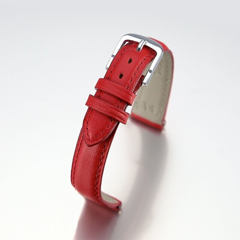 Bracelet montre vachette lisse femme