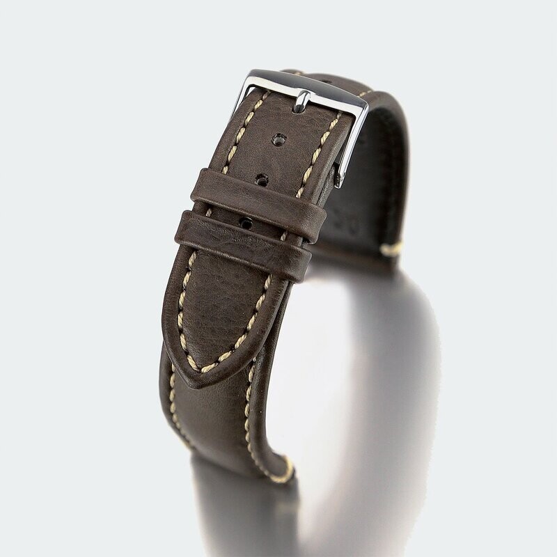 Bracelet montre Veau lisse homme