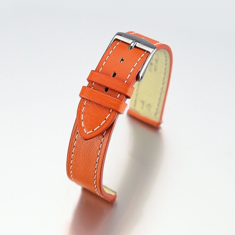 Bracelet montre vachette lisse femme
