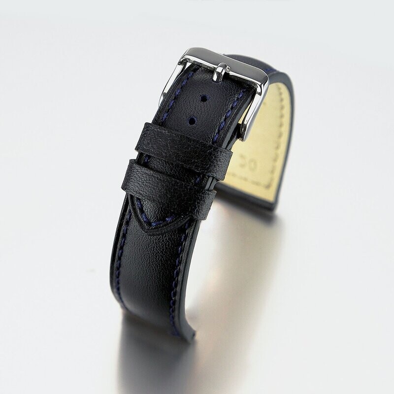 Bracelet montre Vachette lisse homme