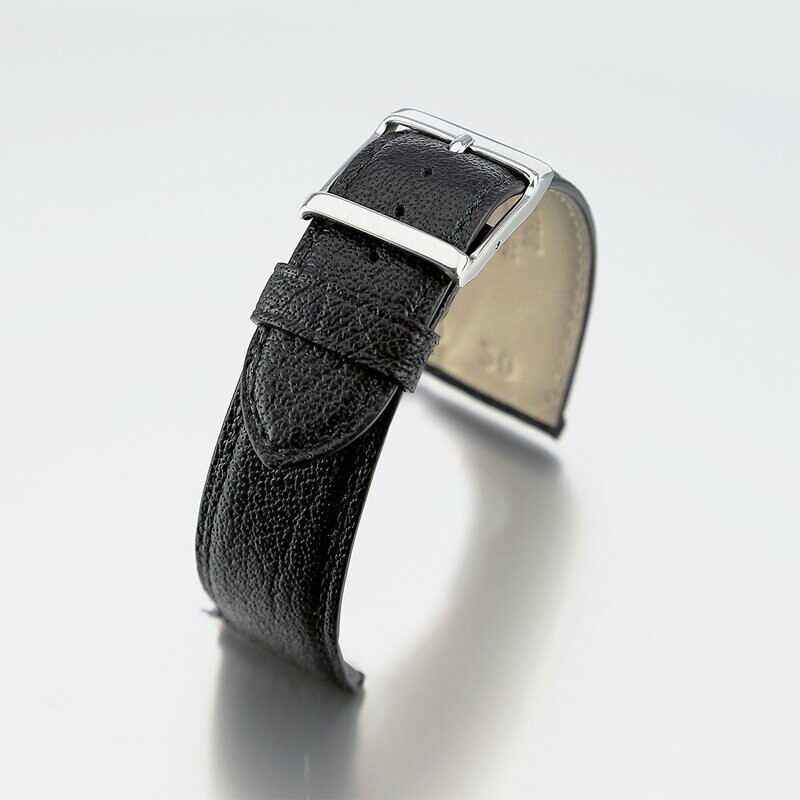 Bracelet montre Buffle grainé homme