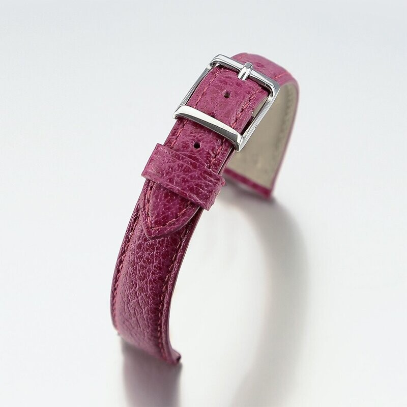 Bracelet montre Buffle grainé femme