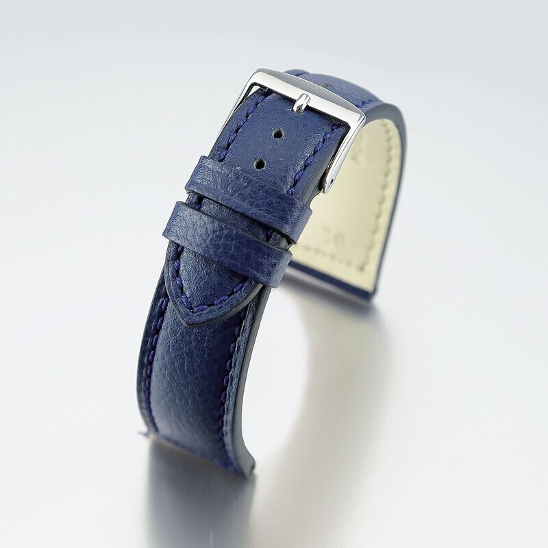 Bracelet montre Vachette grainée homme