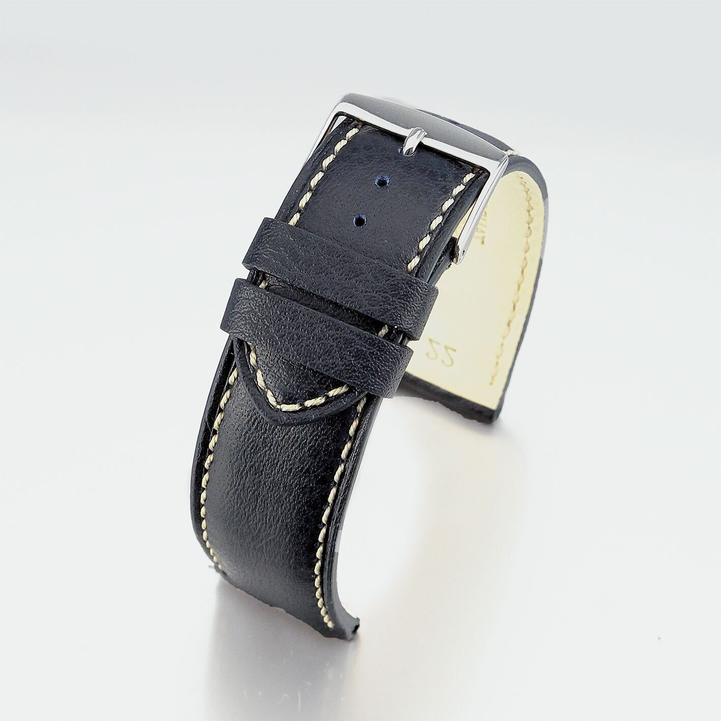 Bracelet montre Taureau grainé homme