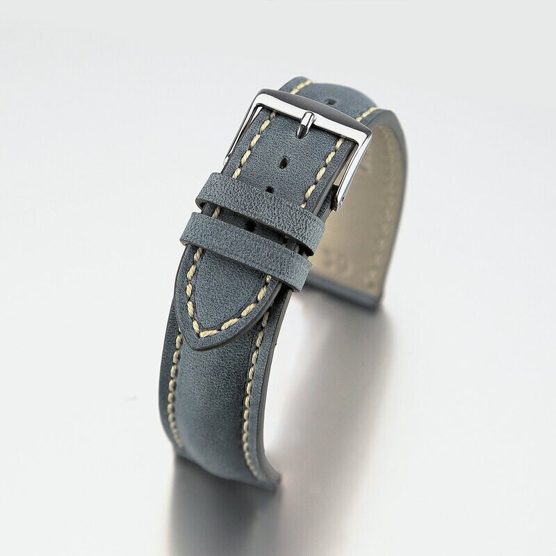 Bracelet montre Vachette lisse homme