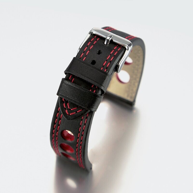 Bracelet montre Vachette lisse homme