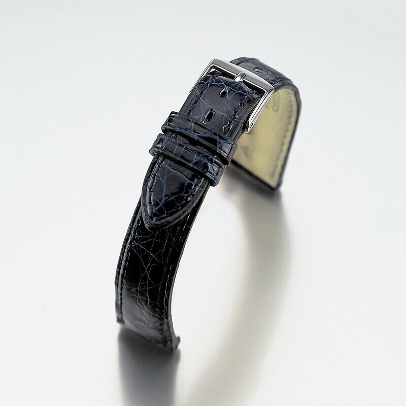 Bracelet montre Crocodile flanc femme