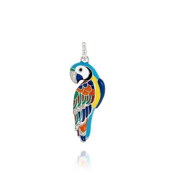 Una Storia - Pendentif Perroquet