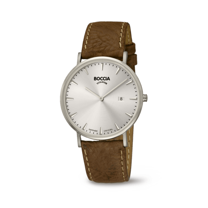 Boccia - Montre titane cuir