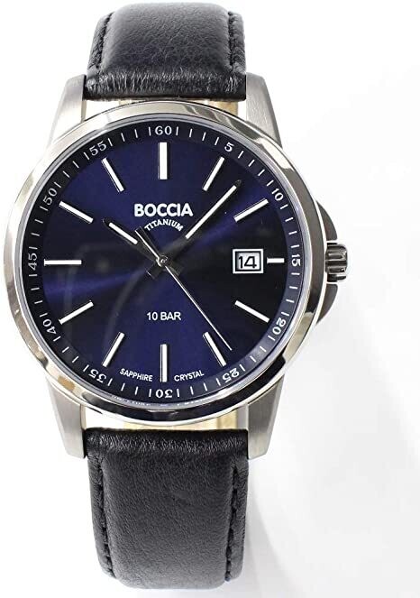 Boccia - Montre titane cuir