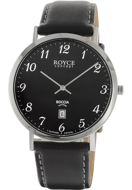 Boccia - Montre titane cuir