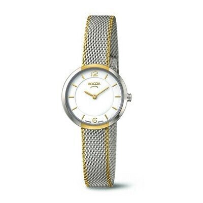 Boccia - Montre titane bicolore