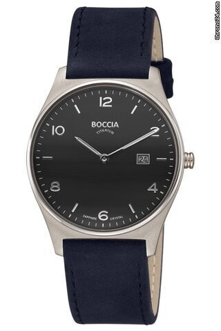 Boccia - Montre titane cuir