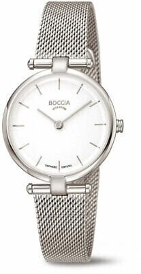 Boccia - montre titane bracelet milanais