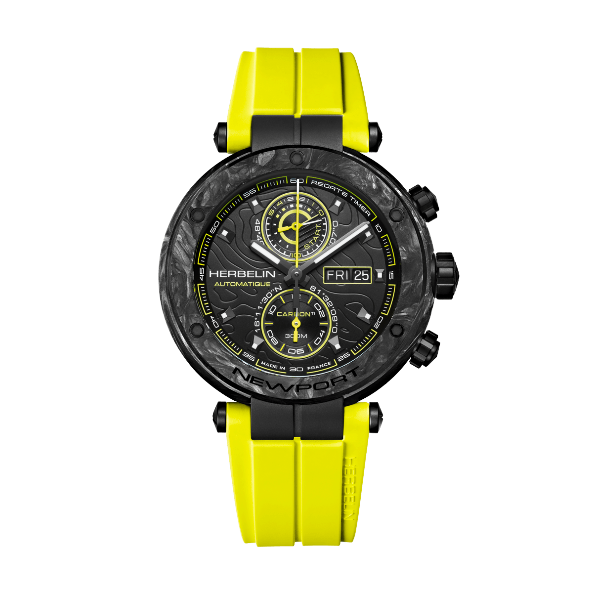 Herbelin - NEWPORT CARBON TITANE