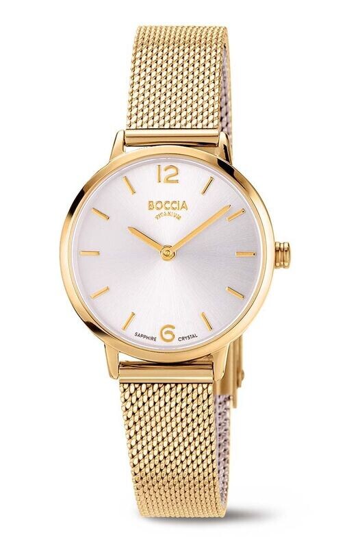 Boccia - Montre titane jaune
