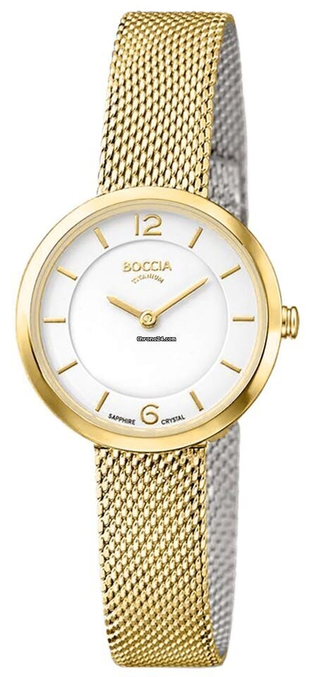 Boccia - Montre titane jaune