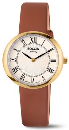 Boccia - Montre titane jaune cuir