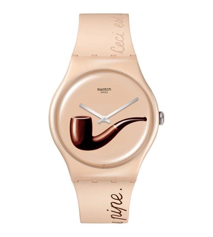 Montre SWATCH - LA TRAHISON DES IMAGES BY RENE MAGRITTE