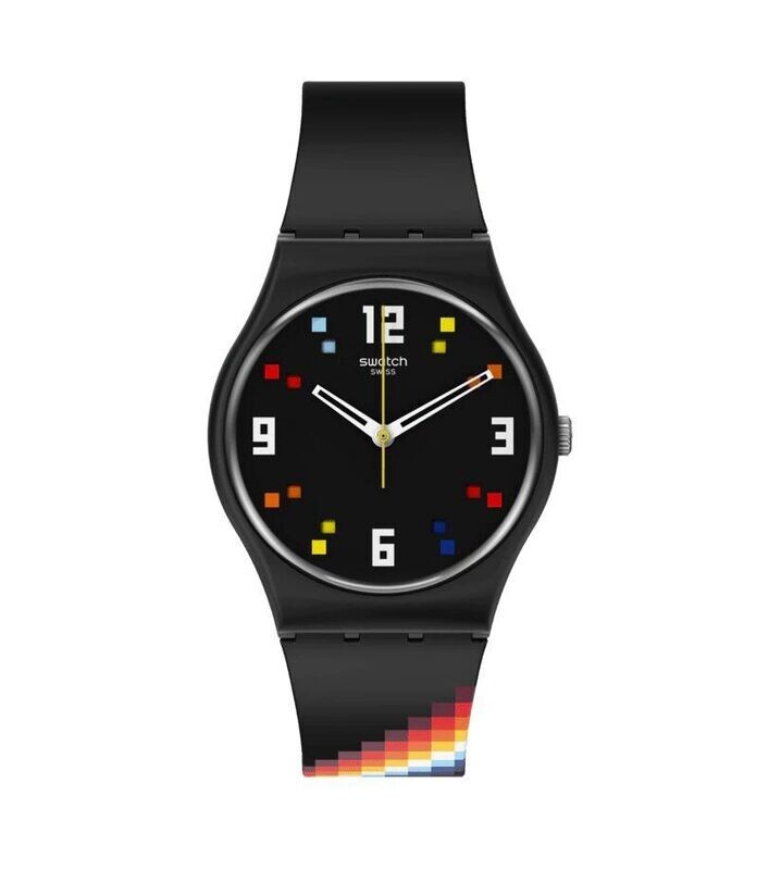 Montre SWATCH - BLACK CAROUSEL SQUARES
