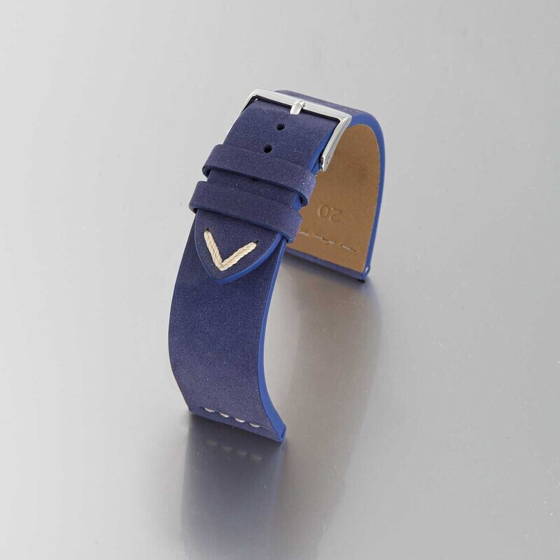 Bracelet montre Vachette Nubuck homme