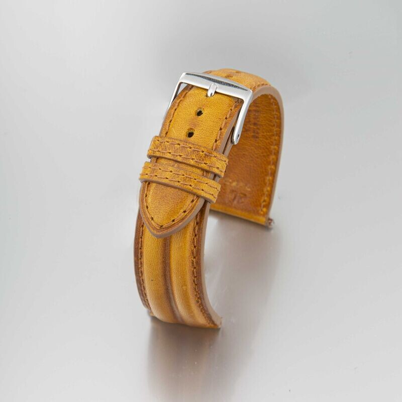 Bracelet montre Vachette double jonc homme