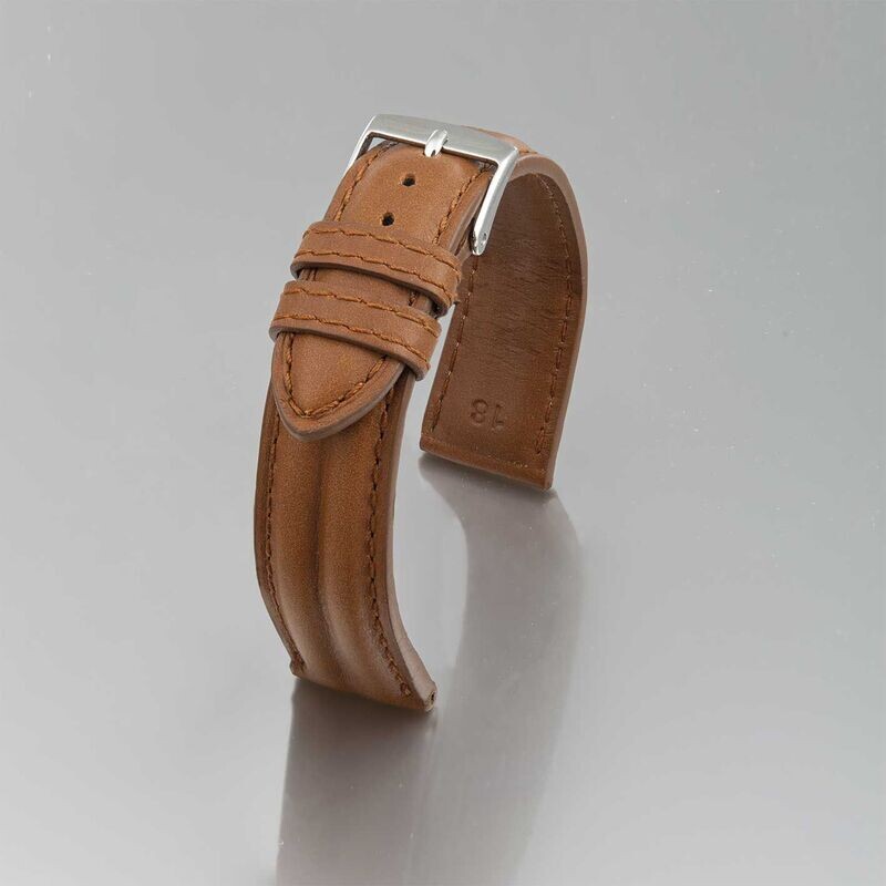 Bracelet montre Vachette double jonc homme