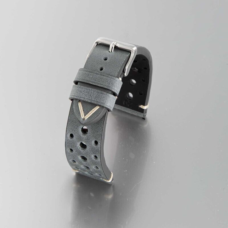 Bracelet montre Vachette lisse homme