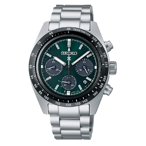 Seiko - Homme Prospex chronographe solaire Speedtimer