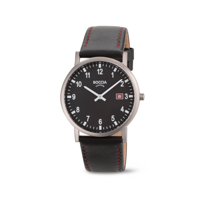 Boccia - Montre titane et cuir