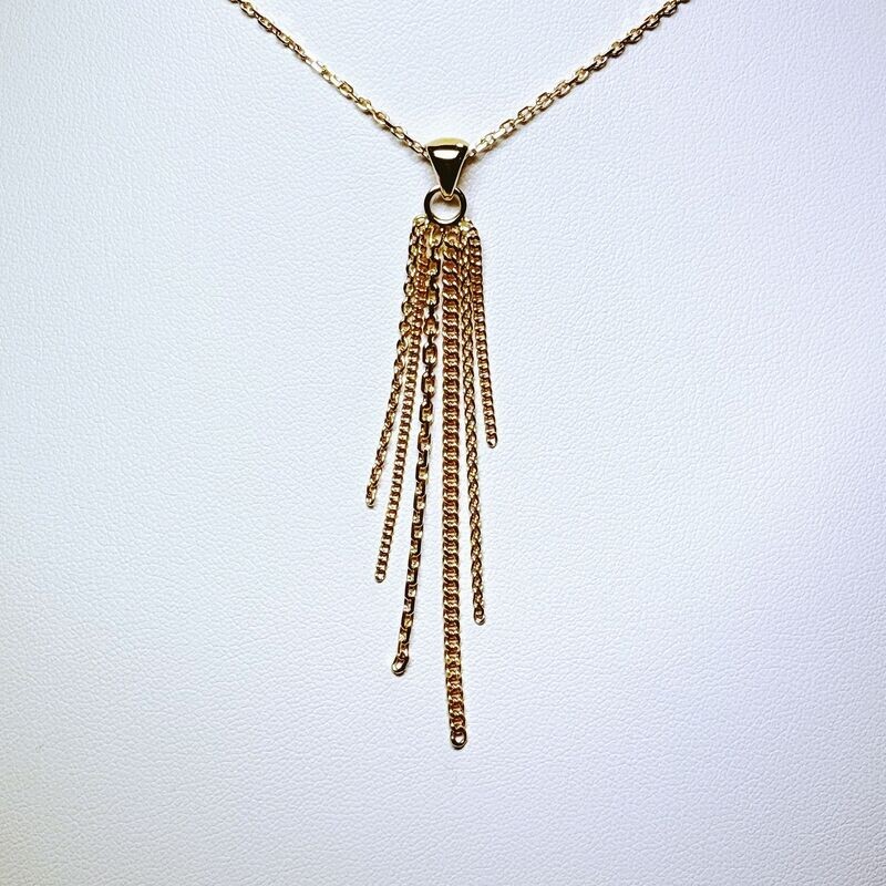 Pendentif multi chaînes pendantes