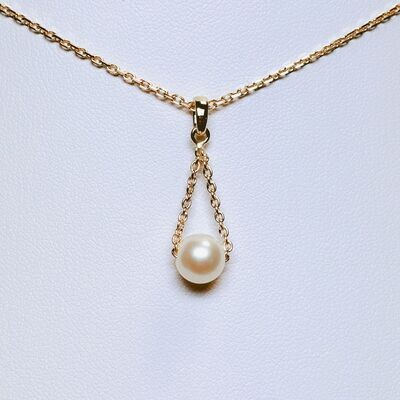 Pendentif perle pendante