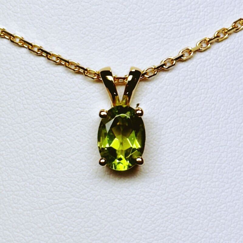 Pendentif péridot
