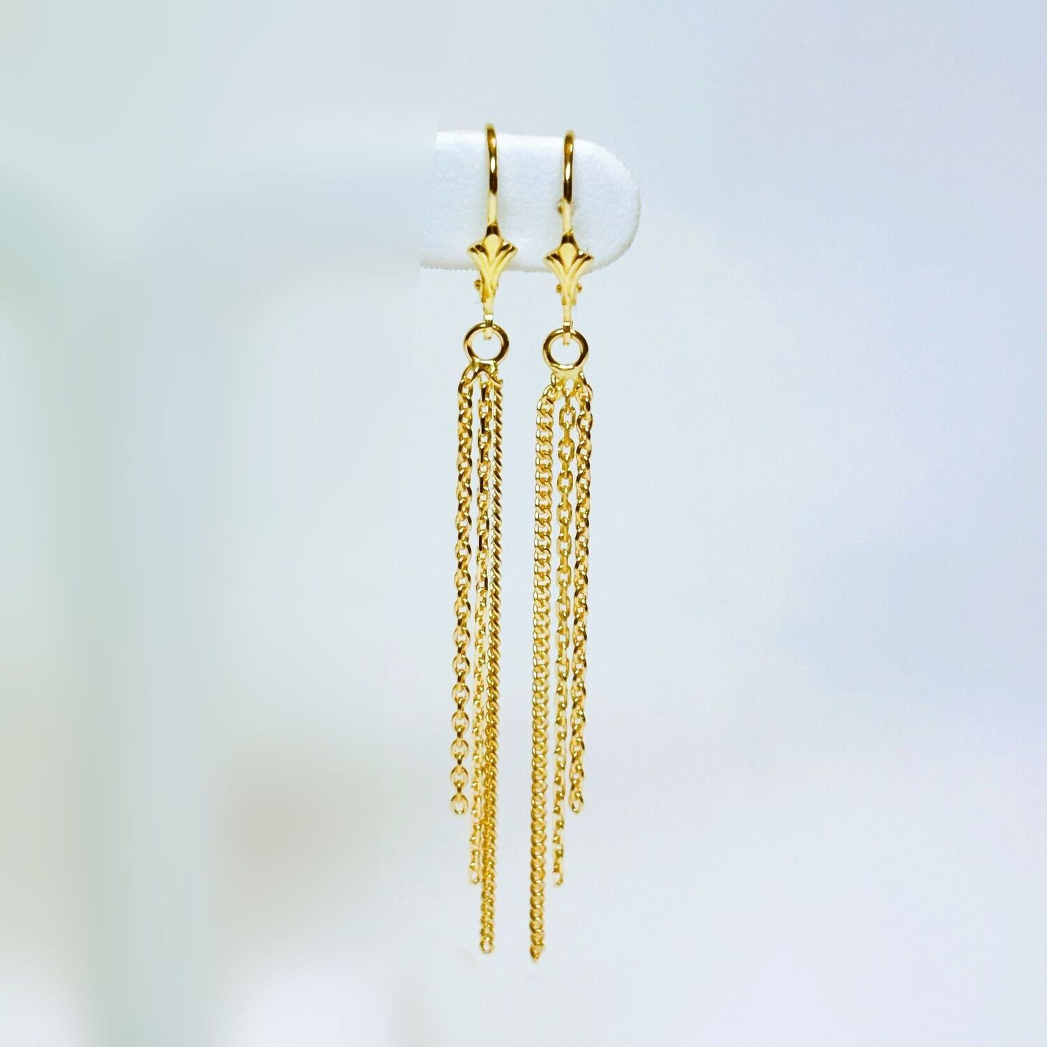 Boucles d'oreilles MC or jaune