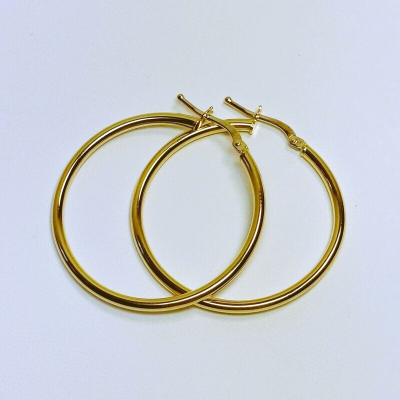 Créoles or jaune