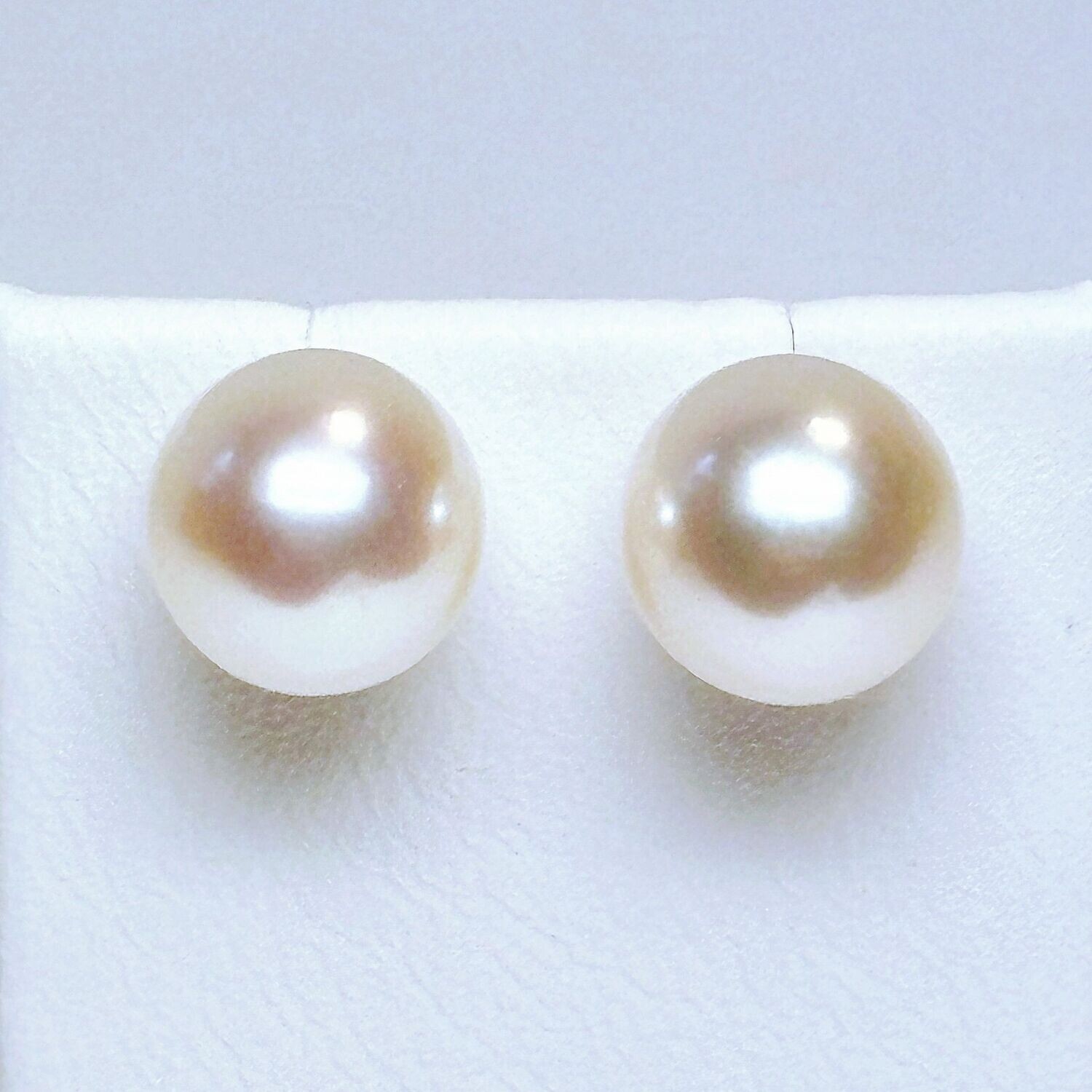 Boucles d'oreilles perles de culture d'eau douce