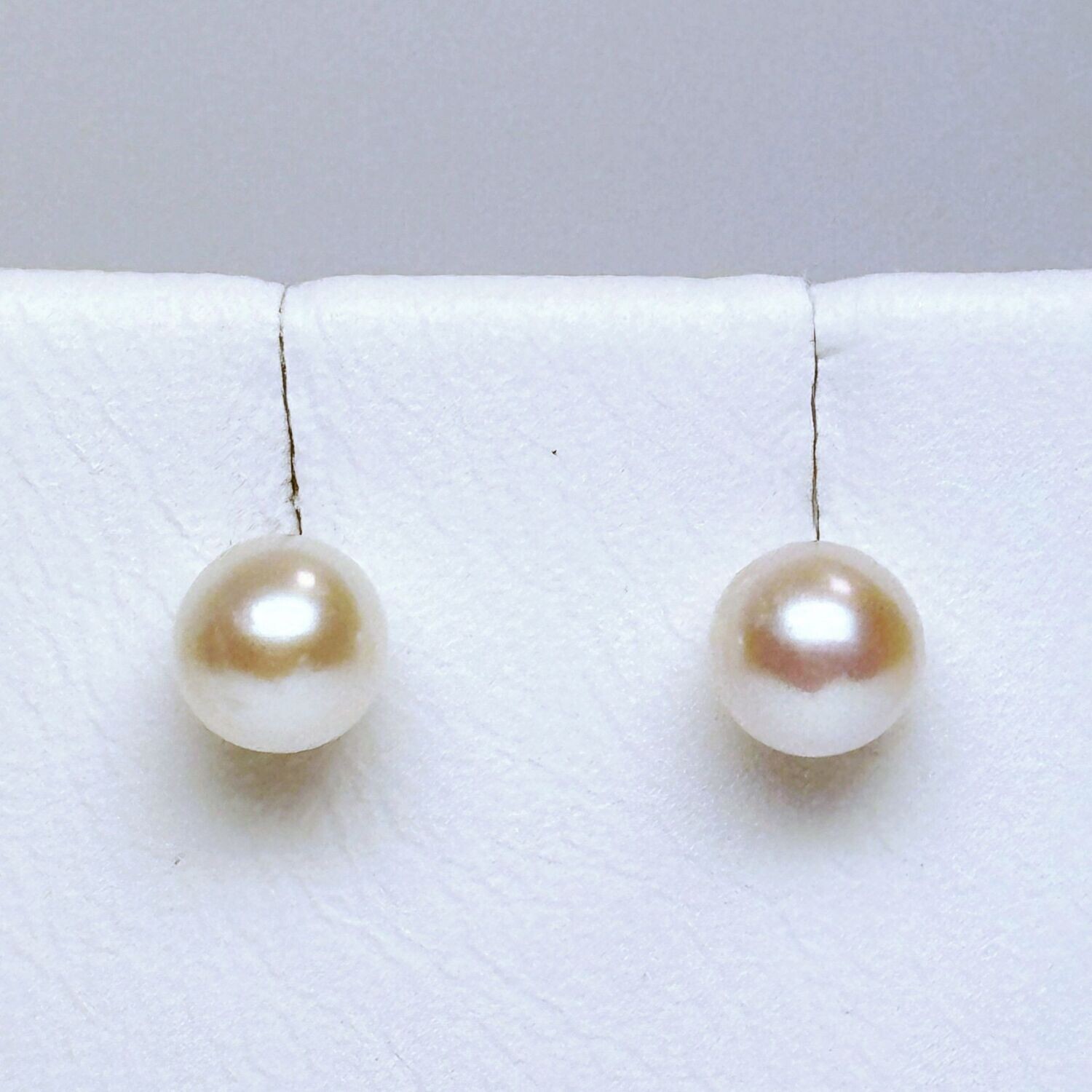 Boucles d'oreilles perles de culture d'eau douce