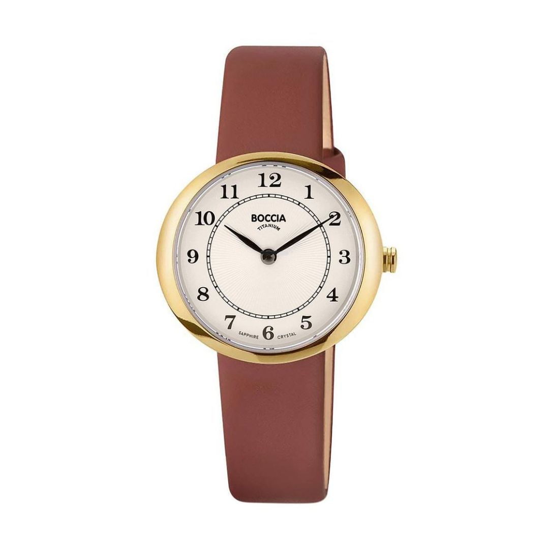 Boccia - Montre titane cuir