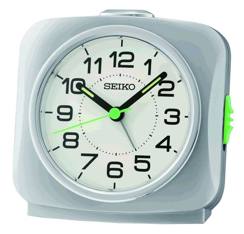 Seiko - Réveil classique gris