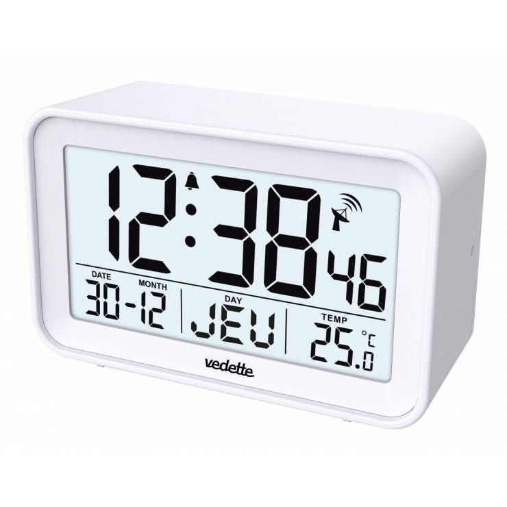 Vedette - Réveil LCD radio-piloté