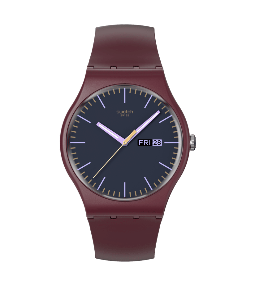 Montre SWATCH -BURGUNDY BERRY