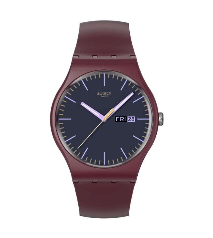 Montre SWATCH -BURGUNDY BERRY