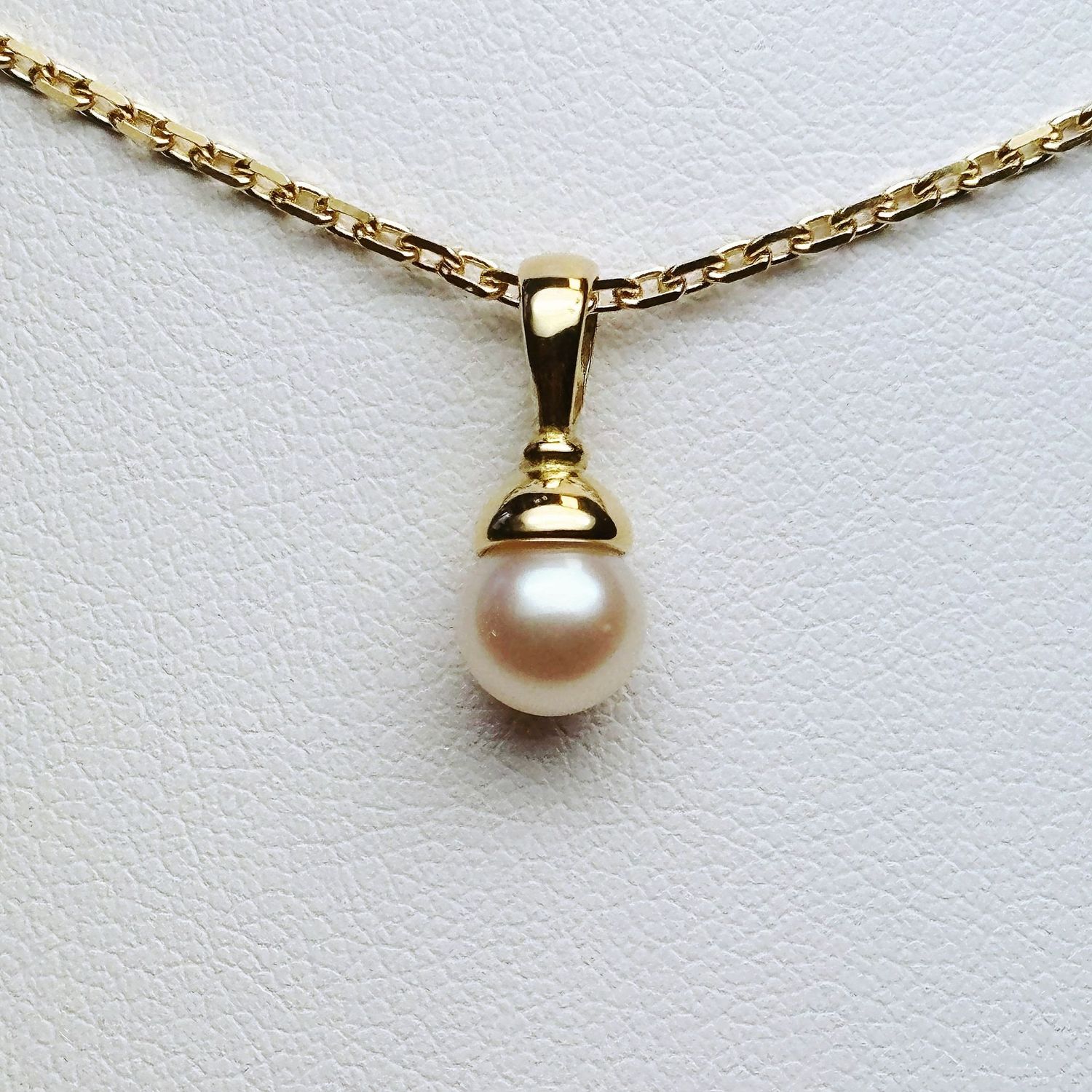 Pendentif perle de culture