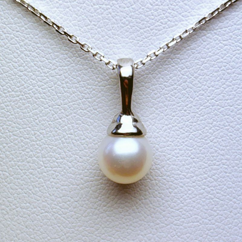 Pendentif perle de culture