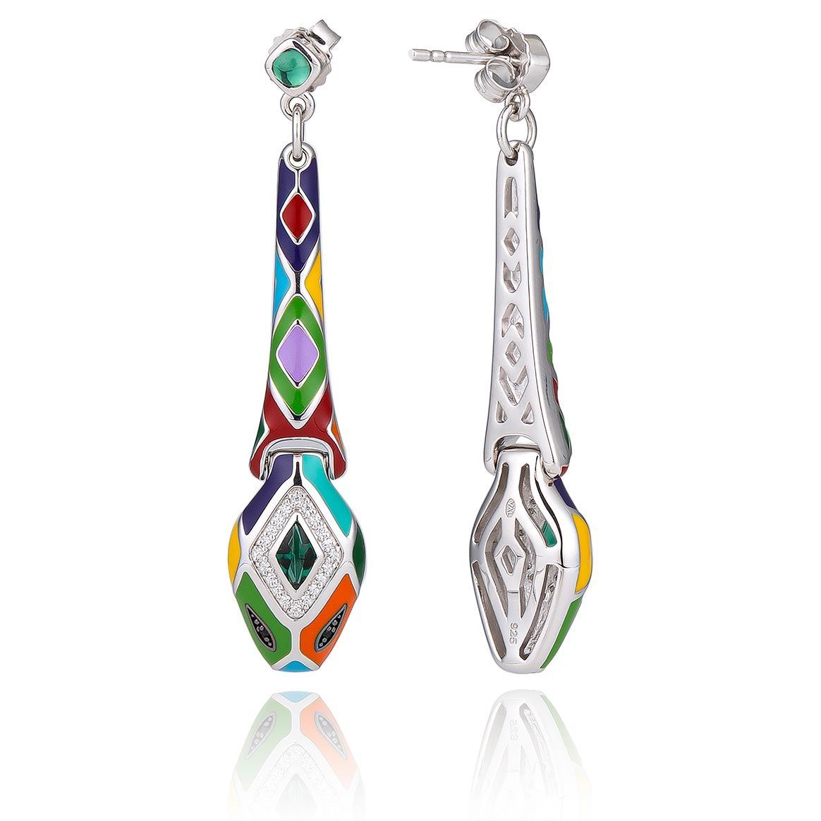 Una Storia - Boucles d'oreilles Serpent