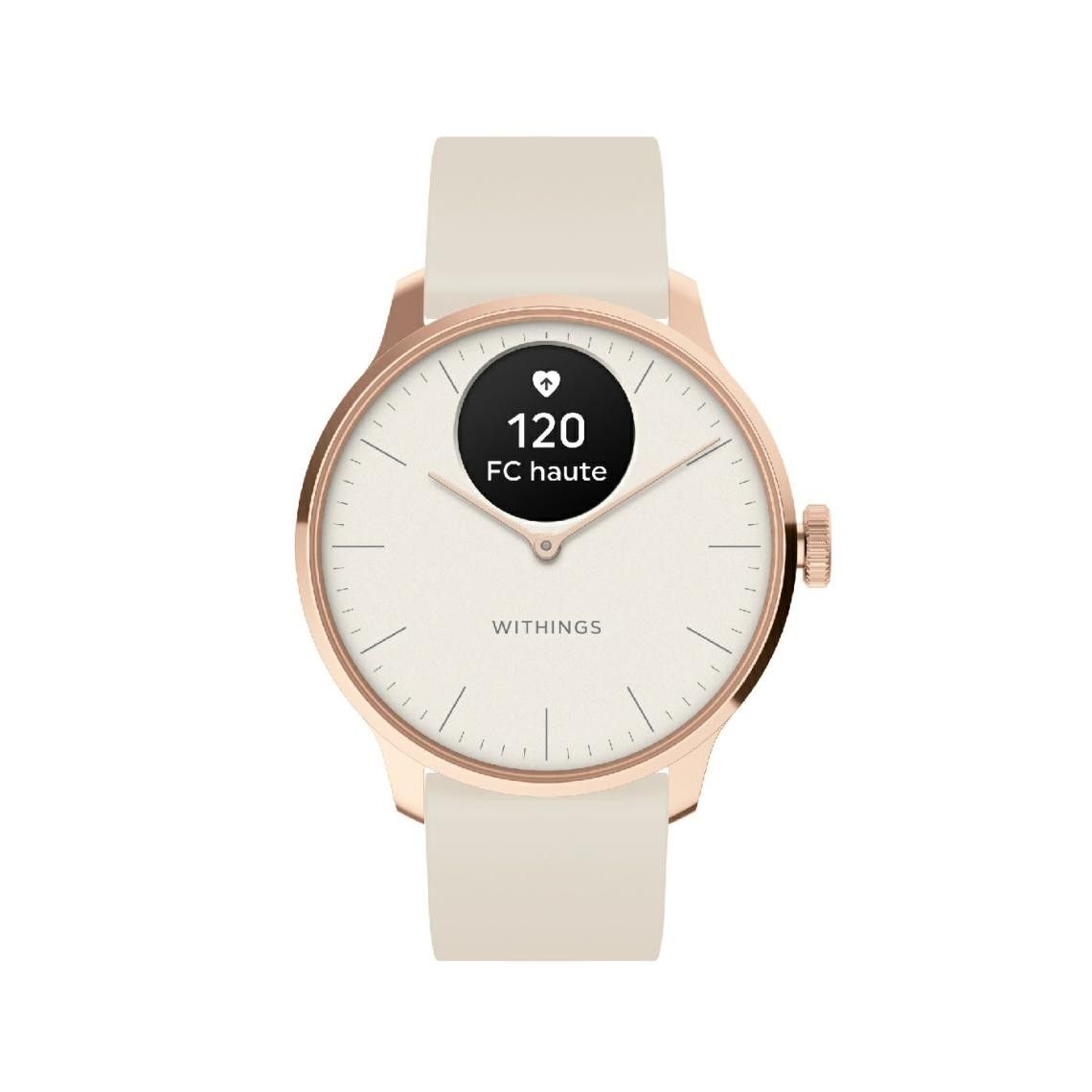 Montre connectée ScanWatch Light - Sable et rose gold
