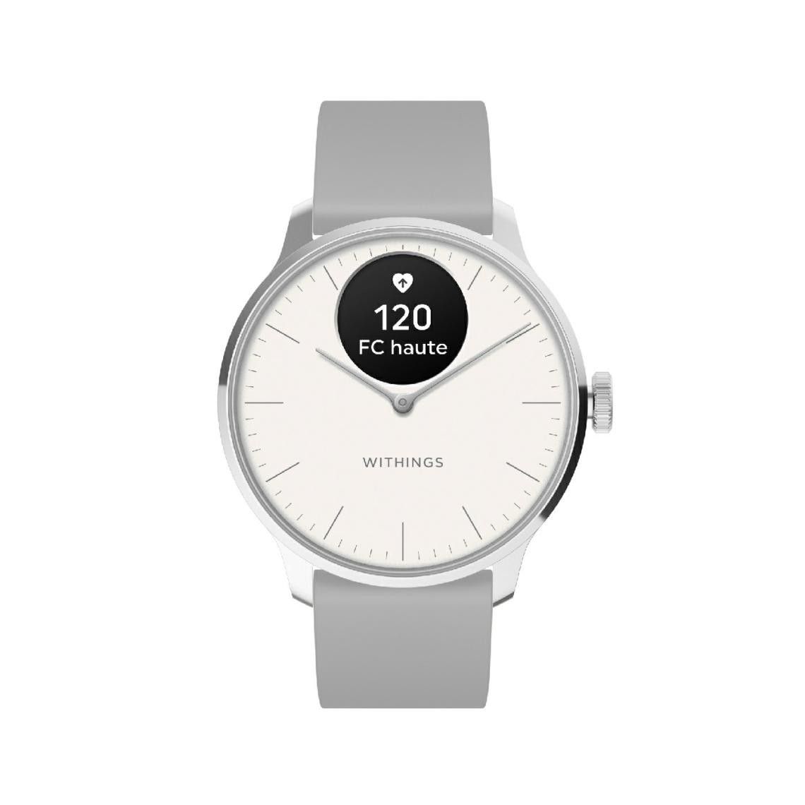 Montre connectée ScanWatch Light - Blanche nacrée