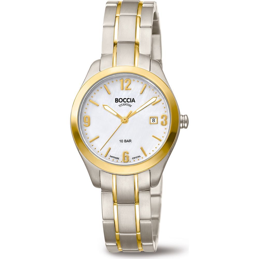 Boccia - montre  titane bicolore