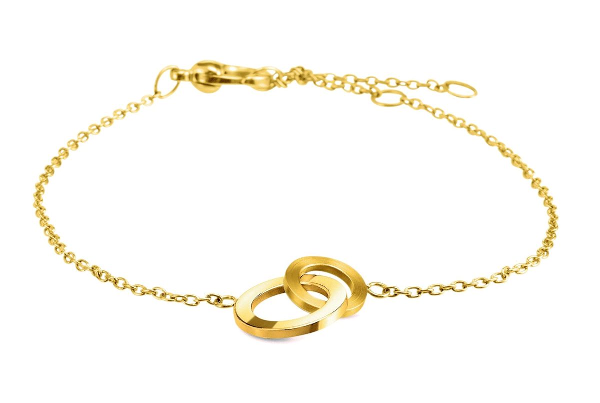 Boccia - Bracelet anneaux entrelacés
