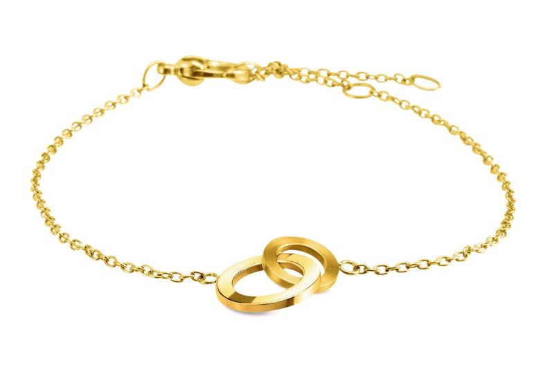 Boccia - Bracelet anneaux entrelacés